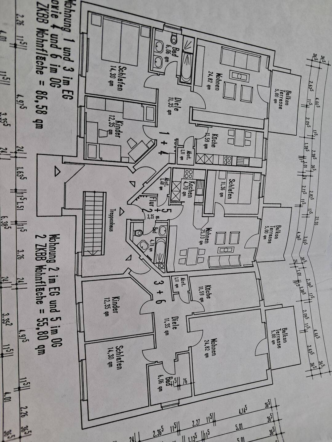 Helle 3 Zimmer, Küche, Bad im 9-Familien-Haus, 49086 Osnabrück (Darum Gretesch Lüstringen Voxtrup Widukindland)