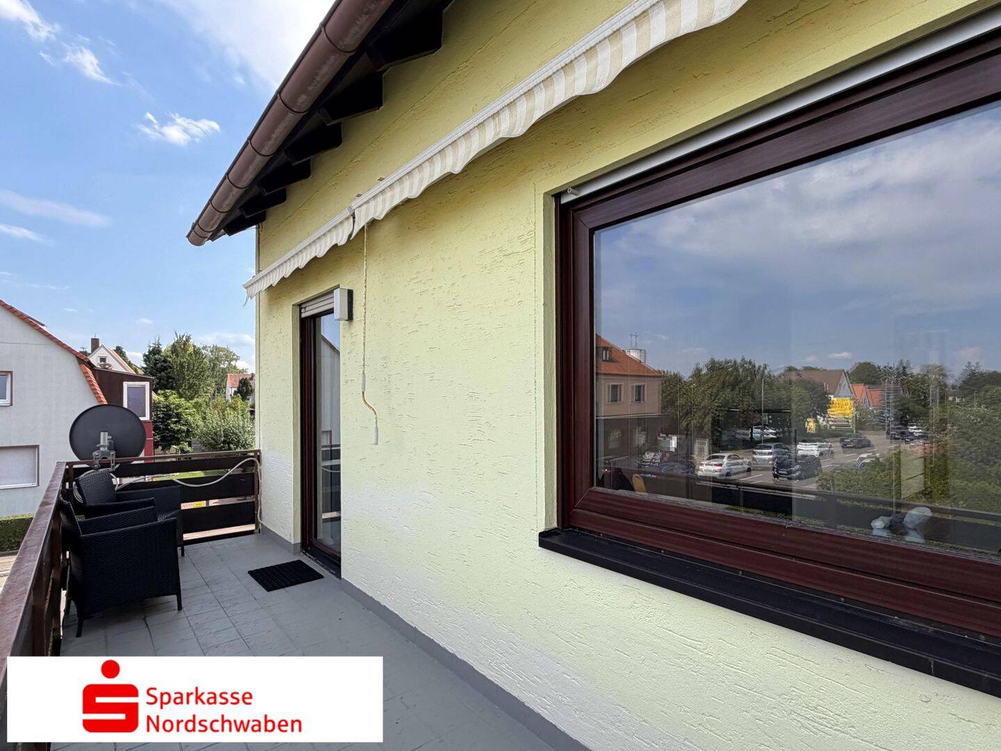 Stadtnah wohnen – 3-Zimmer-Wohnung mit Balkon und Garage, 86720 Nördlingen