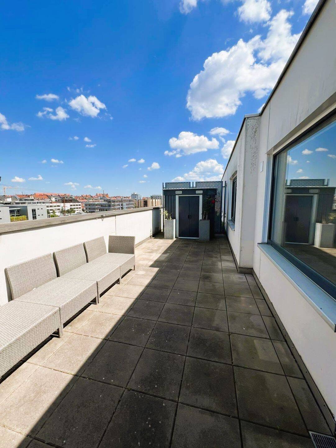 2-Zi-Wohnung mit Dachterrasse, EBK und Kfz-Stellplatz, 90763 Fürth (Südstadt Weikershof)