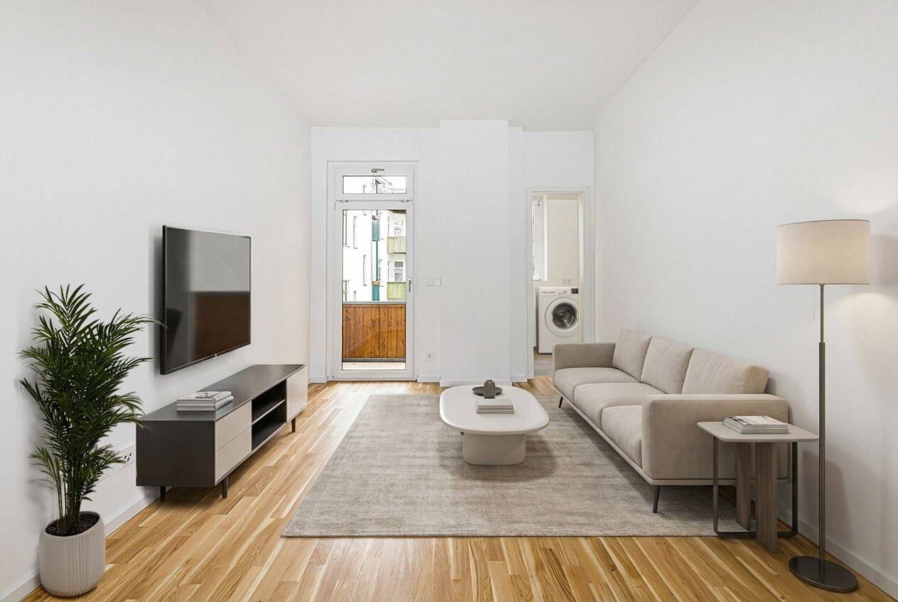 Stilvolle 3-Zimmer-Wohnung mit Balkon zum grünen Innenhof, 4317 Leipzig (Neustadt-Neuschönefeld Reudnitz-Thonberg Zentrum-Ost)