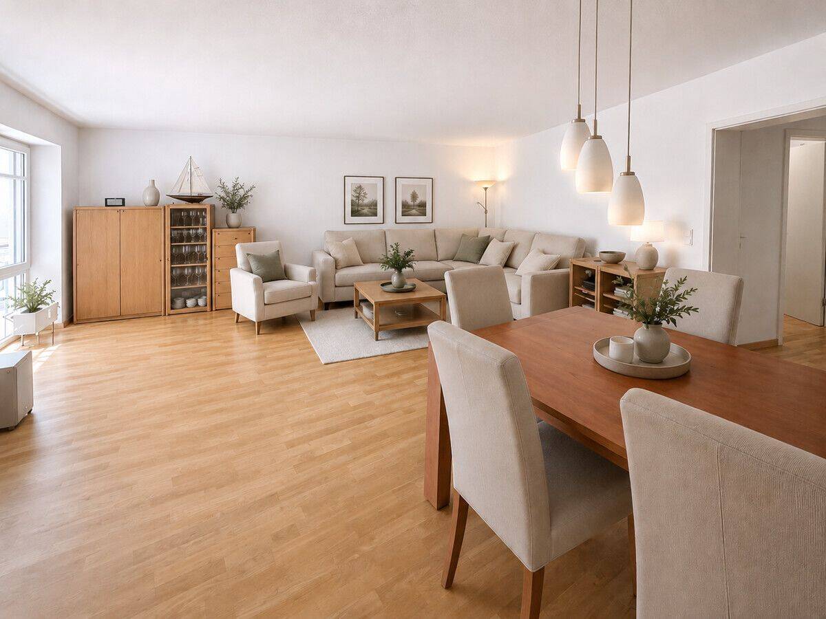 Urban wohnen, ruhig leben: 3-Zi-Wohnung mit Balkonen + Stellplätzen zwischen Isar und Kolumbusplatz