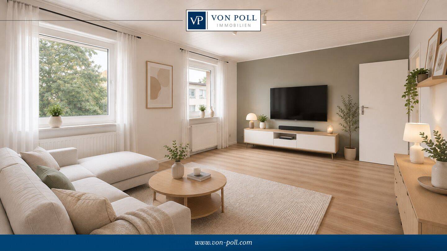 Praktische Zwei-Zimmer-Wohnung in ruhiger und grüner Lage, 65929 Frankfurt am Main (Höchst Schwanheim Unterliederbach)
