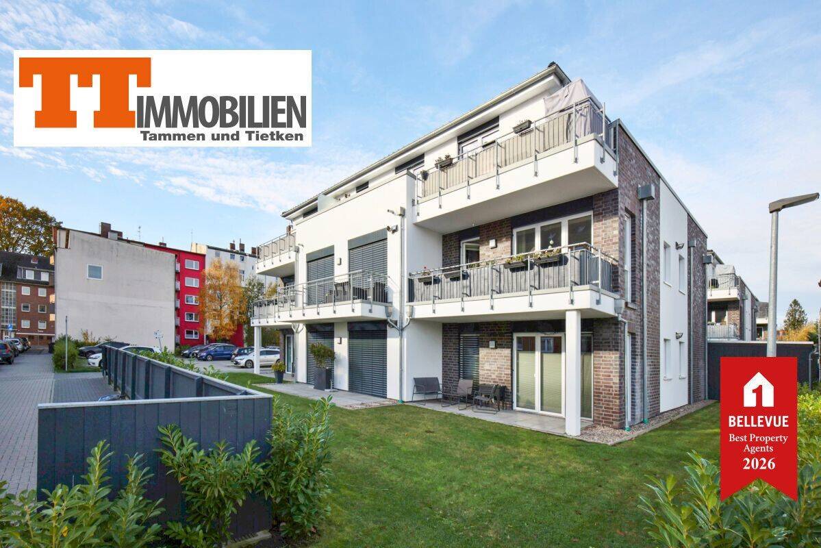 Lichtdurchflutete 3-Zimmer-Wohnung in ruhiger Lage nahe dem Kurpark in Wilhelmshaven!, 26384 Wilhelmshaven (Heppens Heppenser Groden Innenhafen Innenstadt Neuende)