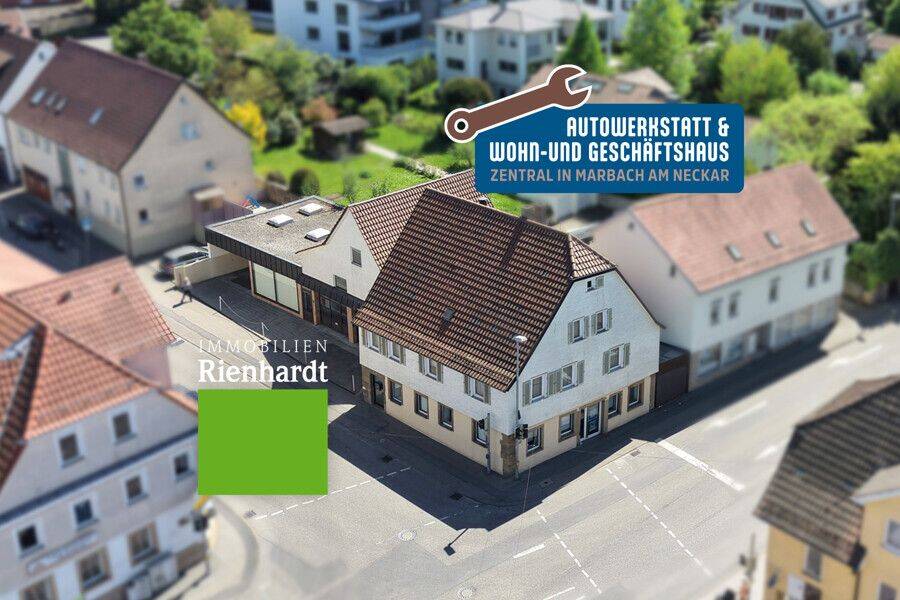 Autowerkstatt und Wohn- und Geschäftshaus! Zentral in Marbach am Neckar, 71672 Ludwigsburg