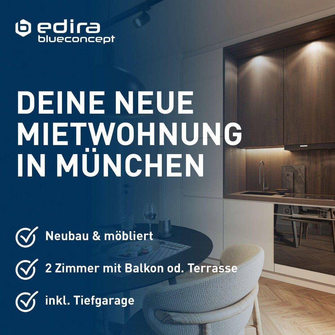 ab 01.07. möblierte 2-Zimmer-Mietwohnung in München-Fasangarten, 81549 München (Obergiesing Ramersdorf-Perlach Untergiesing-Harlaching)