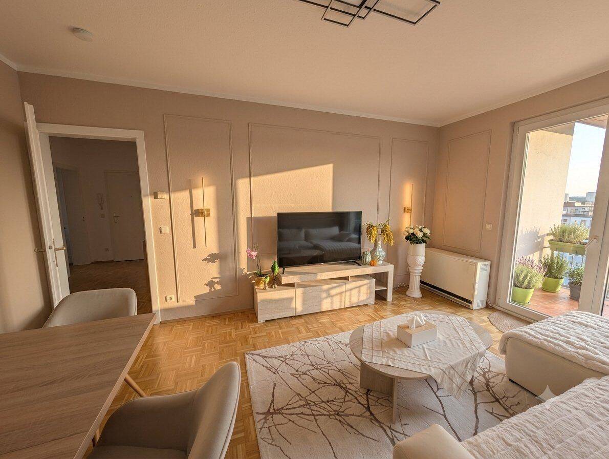 Helle 72m²-Wohnung in Essen-Bredeney (Frühlingstraße) – Bezugsfertig & hochwertig möbliert (Nachmieter gesucht), 45133 Essen (Bredeney Rüttenscheid Schuir Stadtwald)