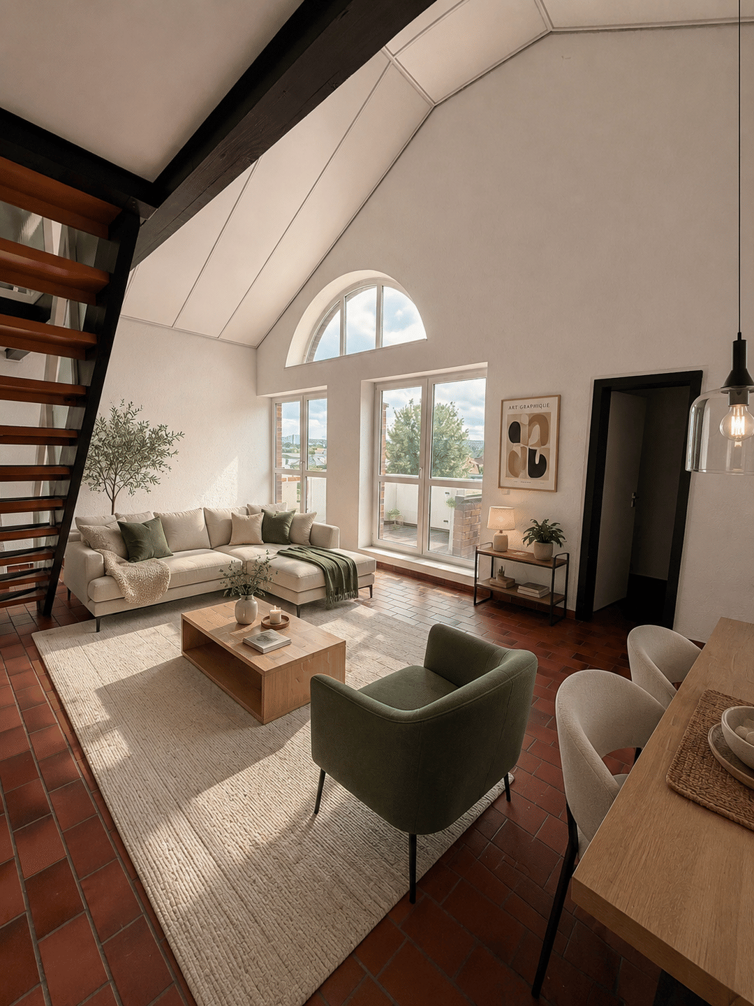 Attraktive 2-Zimmer-Dachgeschosswohnung mit Balkon in zentraler Lage von Ibbenbüren, 49477 Ibbenbüren
