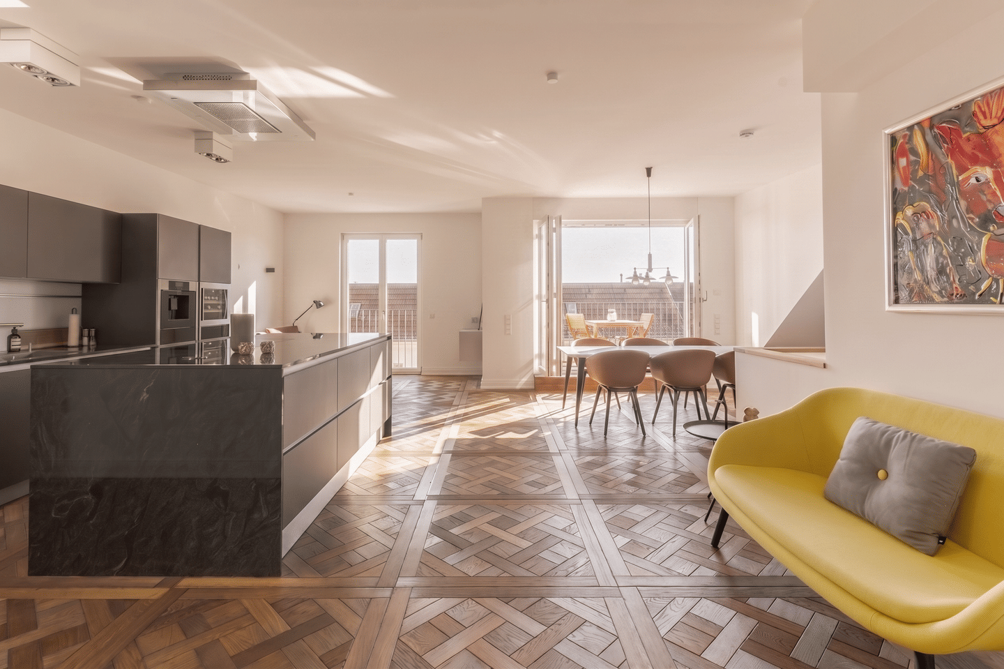 Penthouse-Maisonette mit privater Dachterrasse und 360°-Panoramablick über Berlin, 10247 Berlin (Friedrichshain-Kreuzberg Friedrichshain Prenzlauer Berg)