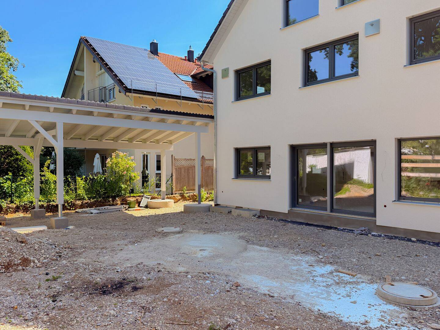Neubau-DHH in Waldperlach, ca. 192 m² Luxus auf 4 Ebenen mit Panorama-Kamin und PV-Anlage, 81739 München (Ramersdorf-Perlach)