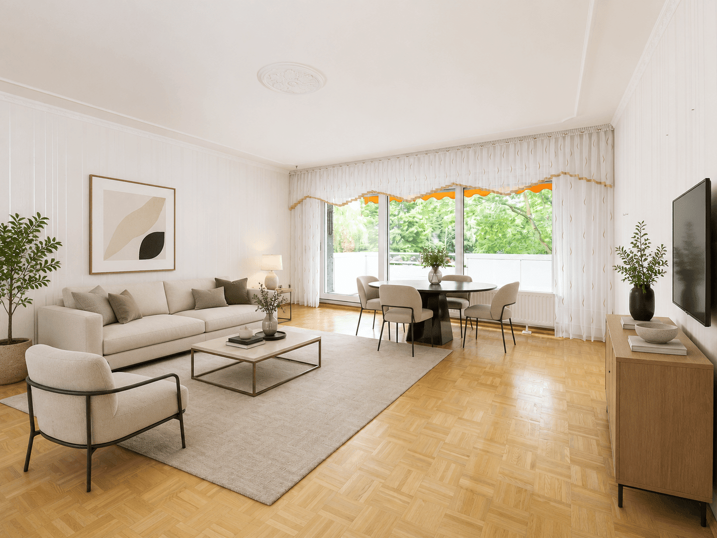 Helle und bezugsfreie 3-/4-Zimmer-Wohnung mit Balkon, Einbauküche & TG-Stellplatz in Albachten, 48163 Münster