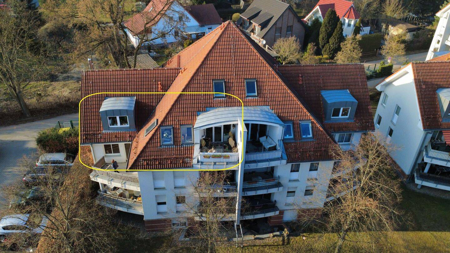 leerstehende 4-Zimmer-DG-Wohnung in ruhiger Lage mit Südbalkon, 15366 Hoppegarten