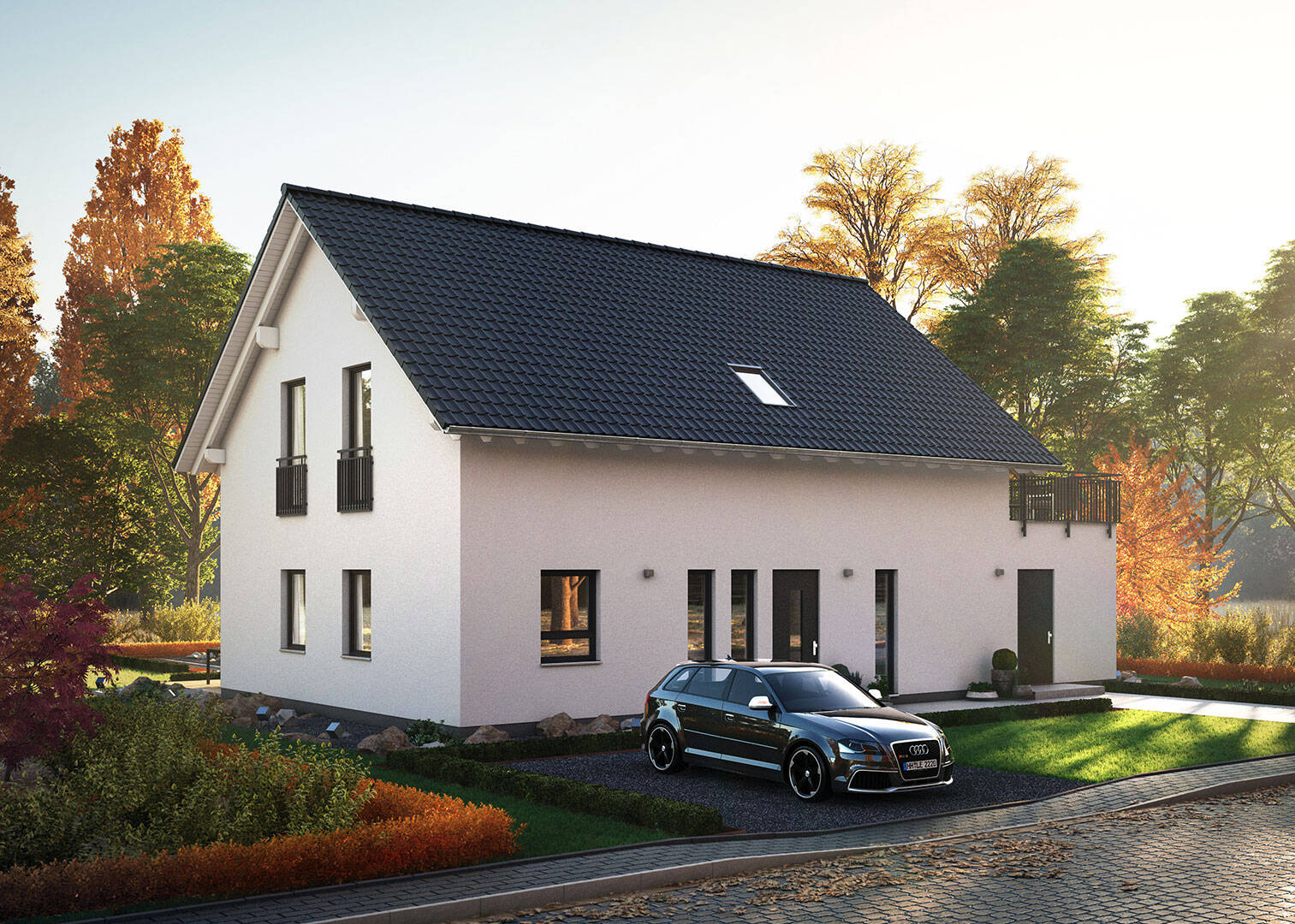 Stadtvilla pur: Einfamilienhaus mit 185 m² in Hudemühlen, 29693 Hodenhagen