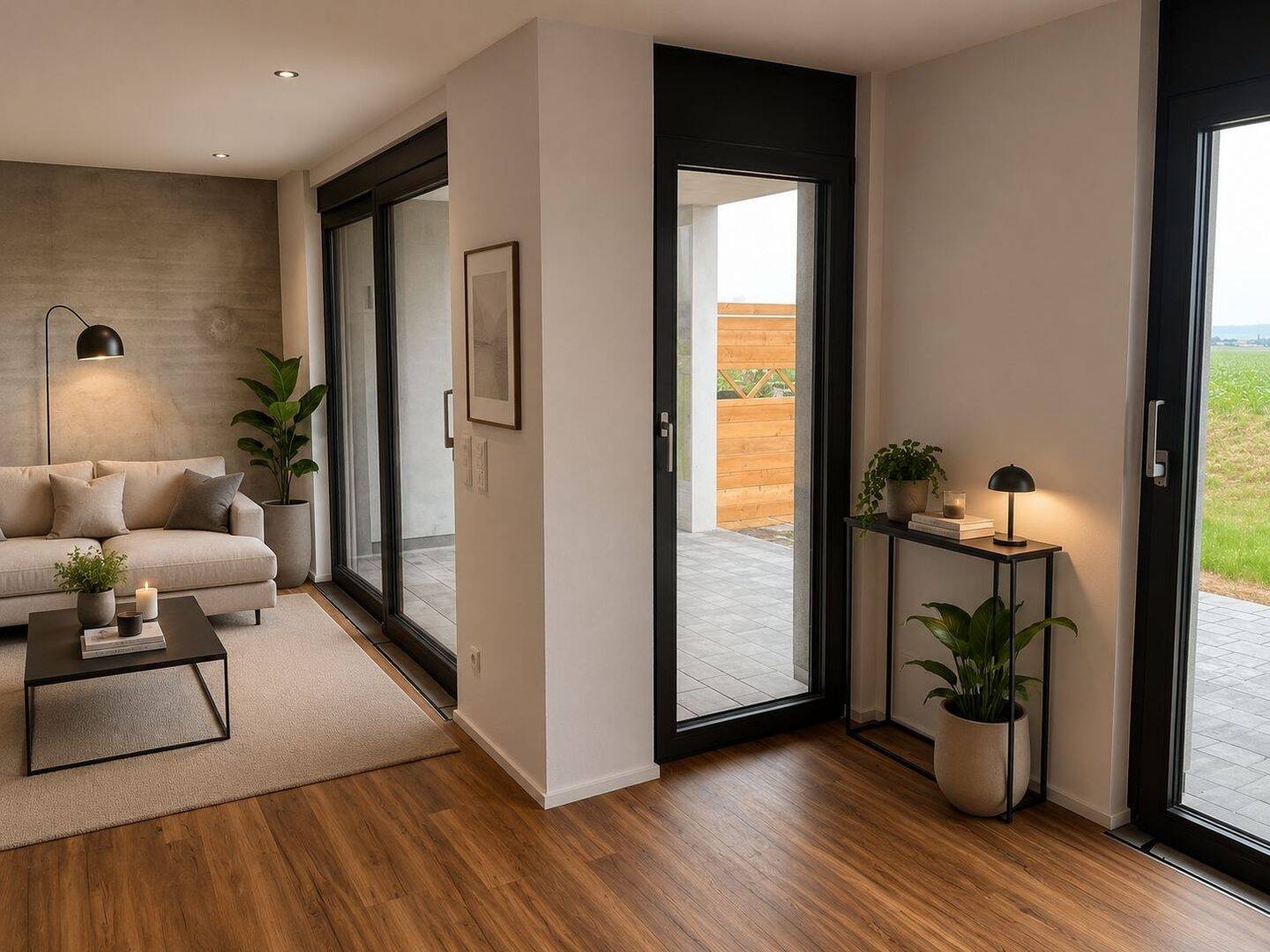 Erstbezug: Belichtete 2,5-Zimmer-Neubauwohnung in Uffenheim, 97215 Uffenheim