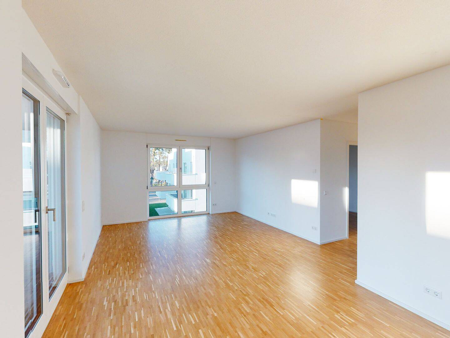 Wohnen im Grünen: Stilvolle 2-Zimmer-Wohnung mit großem Garten im SULLIVAN Parkside, Franklin, 68309 Mannheim (Käfertal Vogelstang)