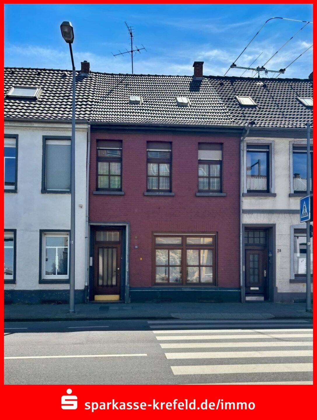 Sanierungsbedürftiges Reihenmittelhaus, 47839 Krefeld (Hüls Hülser Berg Inrath/Kliedbruch)