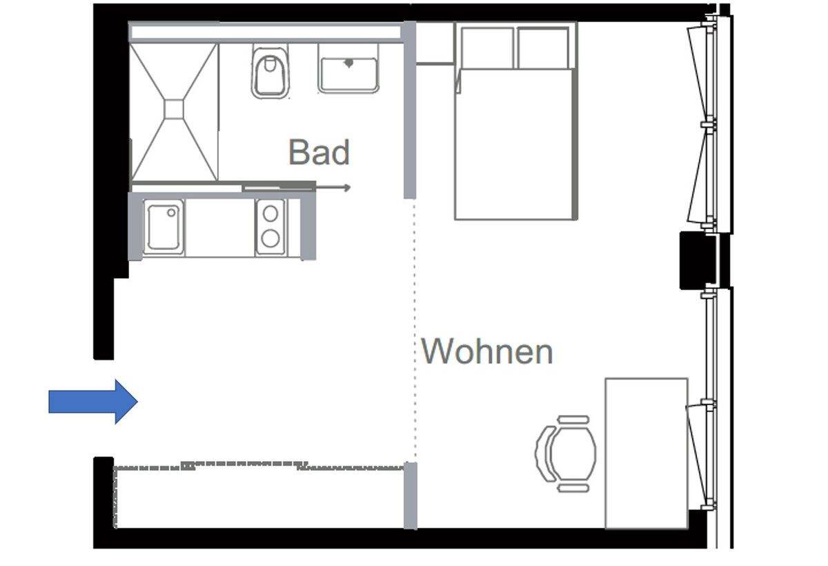 RARITÄT – Teilmöbliertes Cityapartment Nähe Sendlinger Tor – ruhige Lage am Klinikviertel, 80336 München (Altstadt-Lehel Ludwigsvorstadt-Isarvorstadt Sendling)