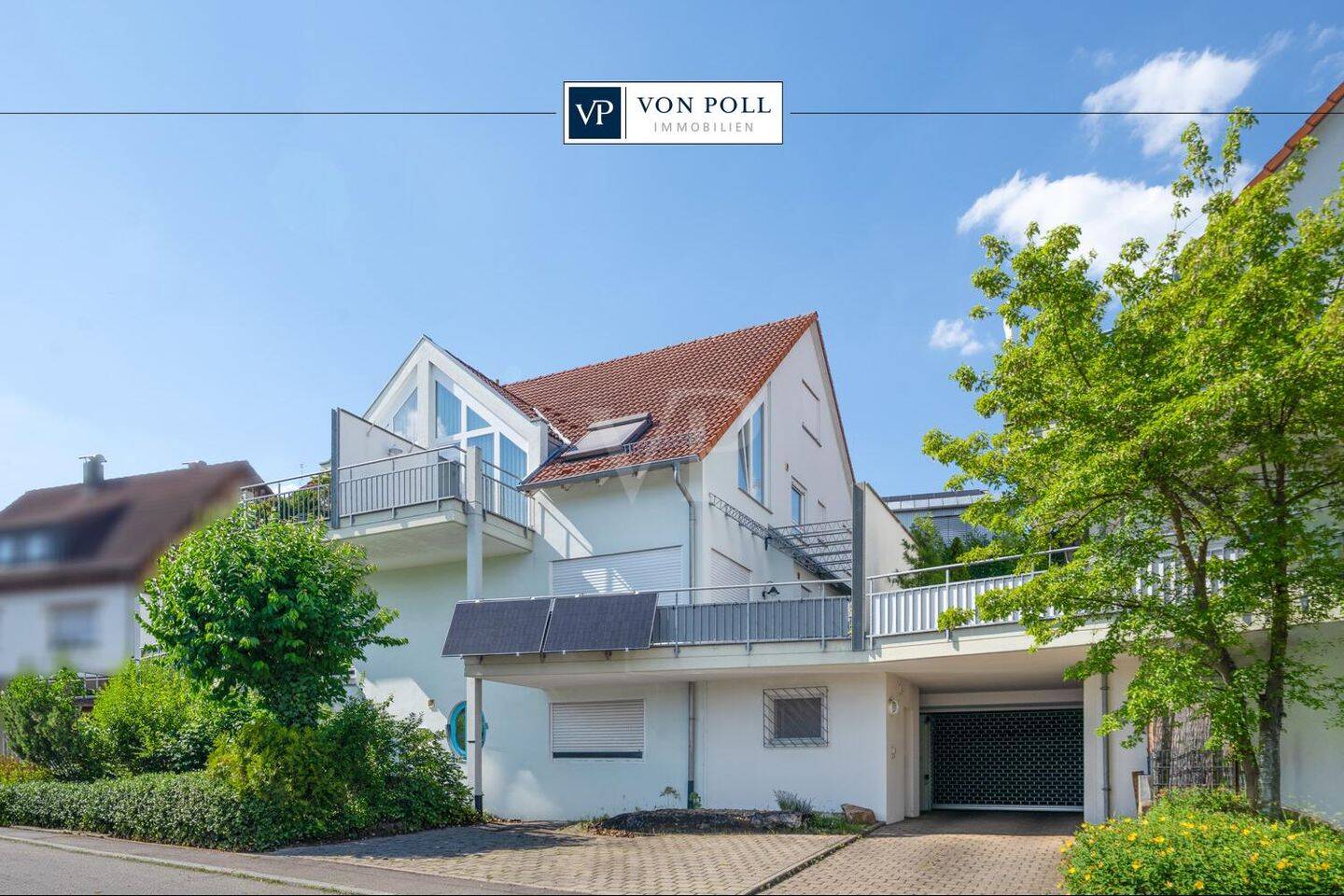 Lichtdurchflutete Maisonette mit Galerie, Balkon und Ausblick – inkl. Tiefgarage & Stellplatz, 71111 Waldenbuch
