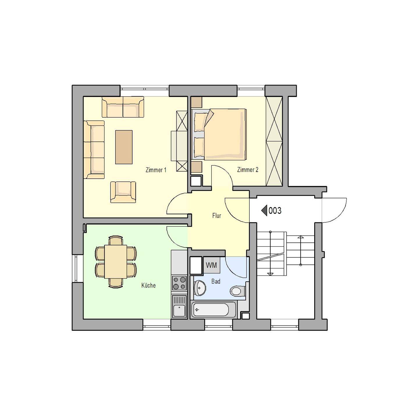 2-Zimmer-Wohnung, 90411 Nürnberg