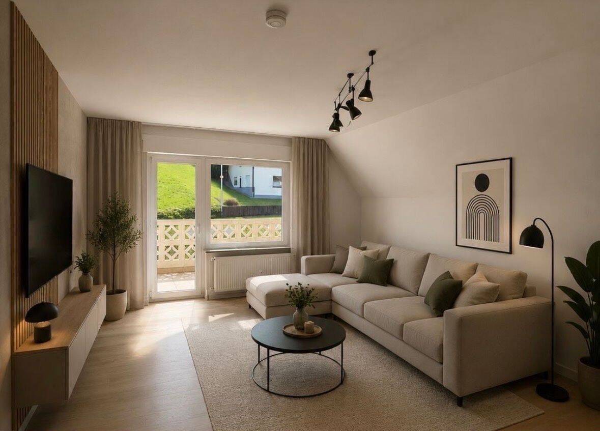 Helle Dachgeschoss Wohnung in Freigericht Horbach, 63579 Freigericht
