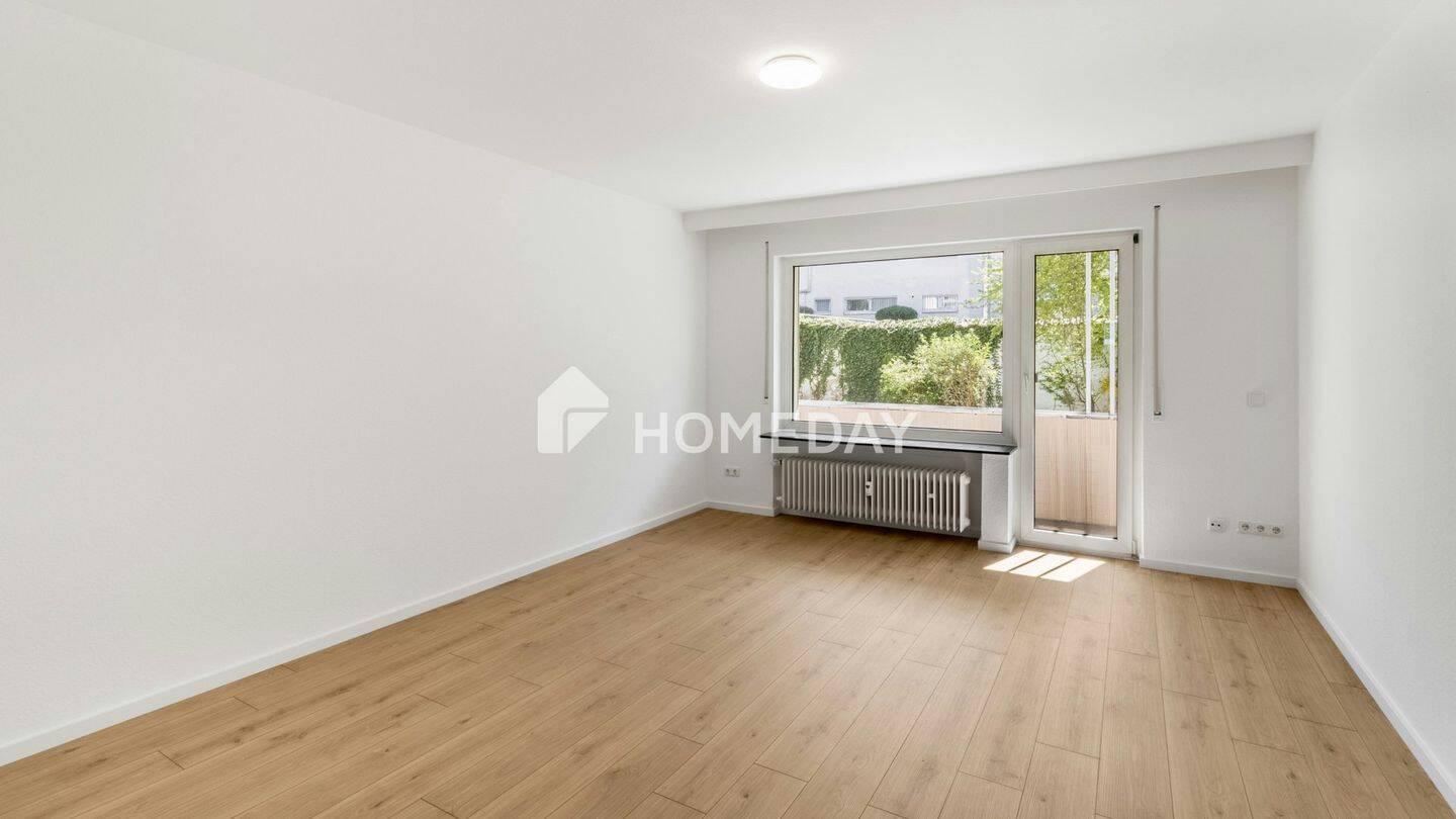 Renovierte 2-Zimmer-Etagenwohnung mit Südloggia in ruhiger Frankfurter Lage, 60599 Frankfurt am Main (Oberrad Sachsenhausen)