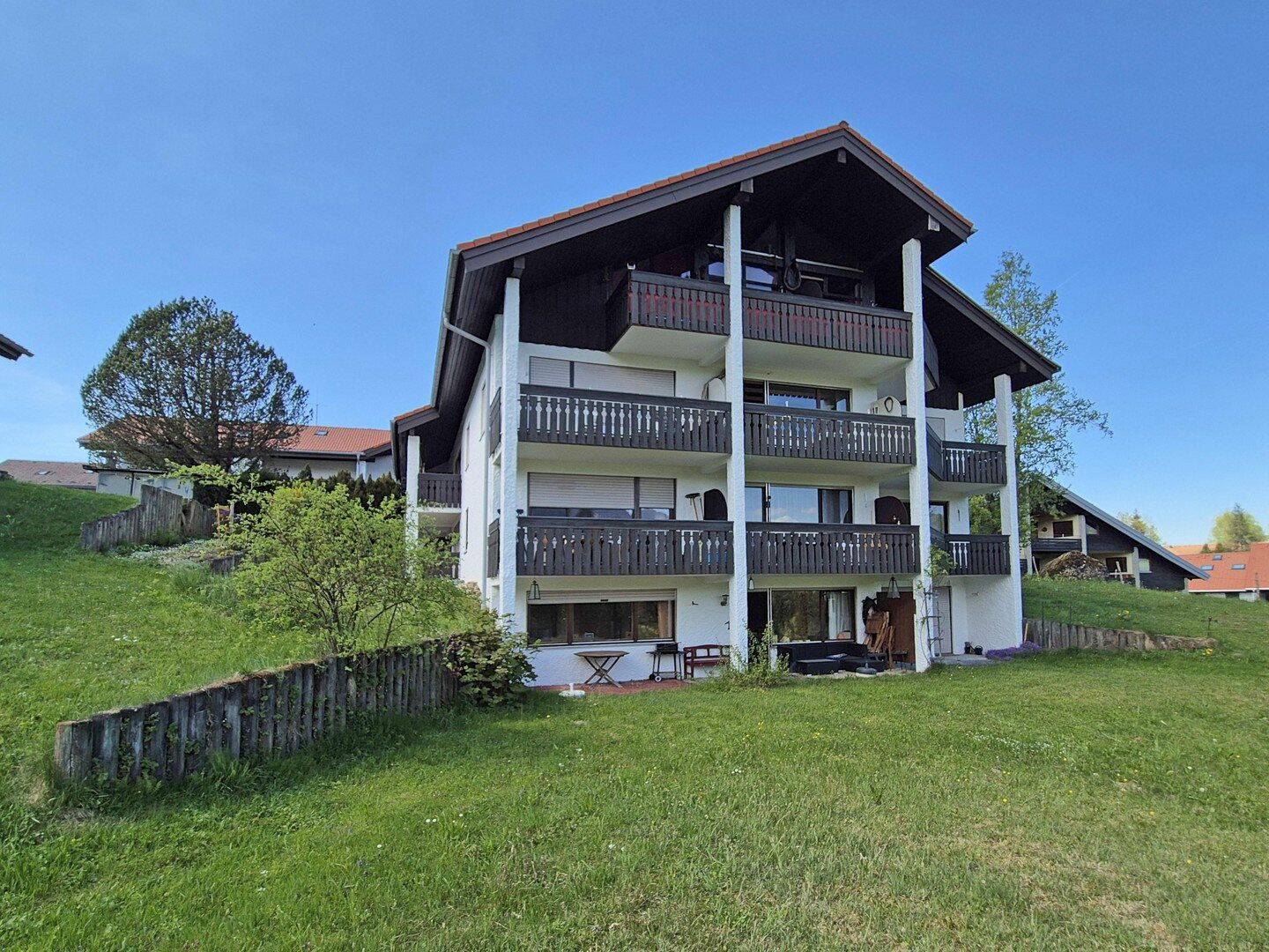 Sonnenbalkon, Sauna, TOP Lage, TG Stellplatz – frei – OHNE Provision, 87534 Oberstaufen