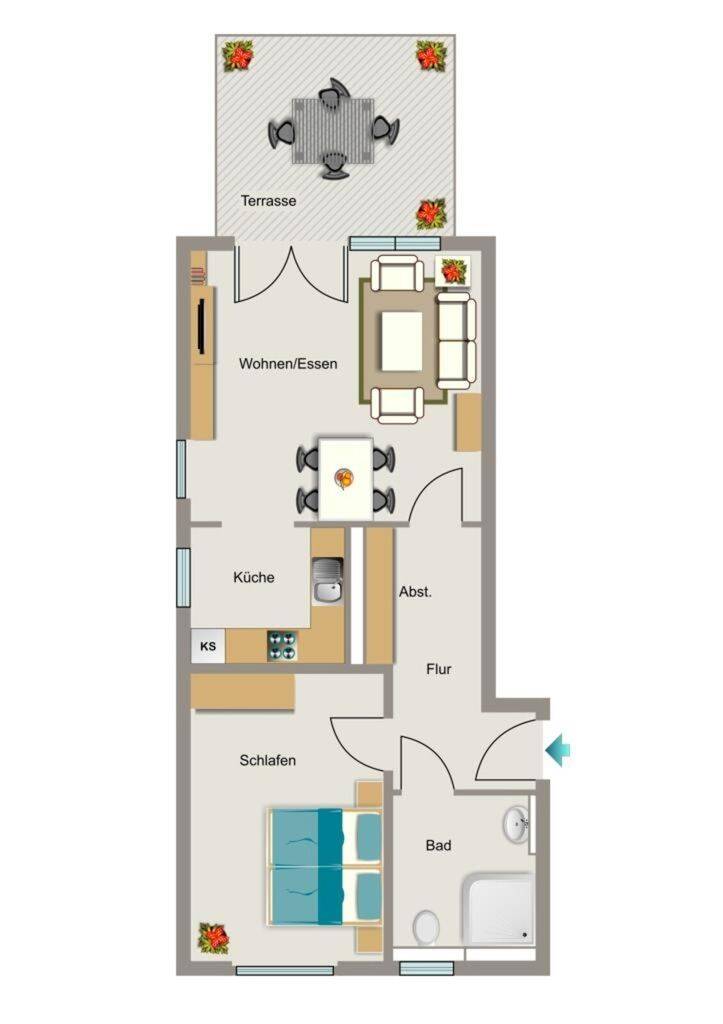 Bezugsfertige Wohnung – Einfach Möbel rein und Füße hoch!, 44328 Dortmund (Scharnhorst)