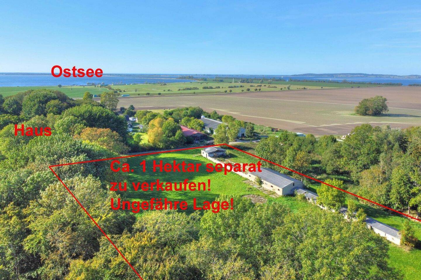 2 Häuser mit 3 FeWo + optional 1 ha Land – Ideal für Pferdeliebhaber, 18569 Schaprode