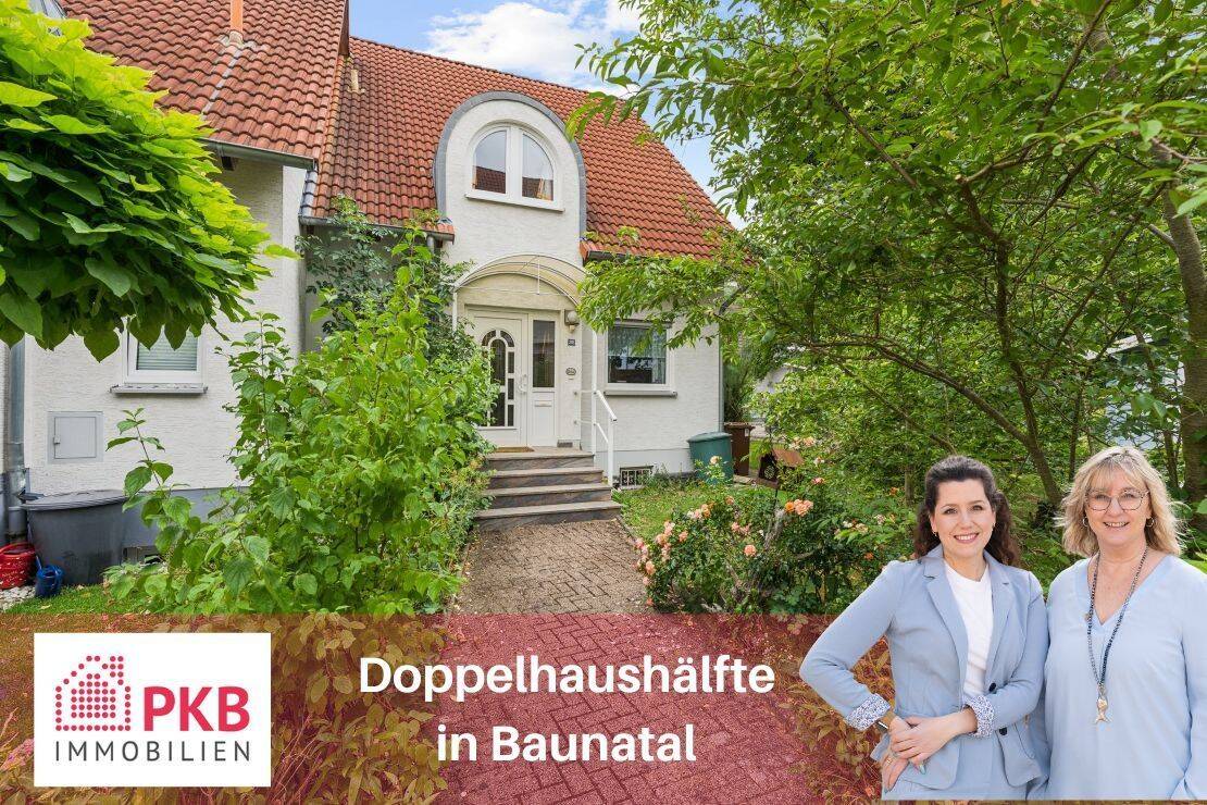 Wohlfühlhaus: Gepflegte Doppelhaushälfte mit zusätzlichem Wohnraum im Spitzboden, 34225 Baunatal