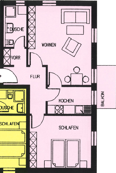 2-Zimmer Wohnung mit Ausblick, 94469 Deggendorf