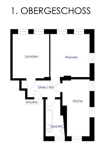 Große 2-Zimmer Wohnung, 2625 Bautzen