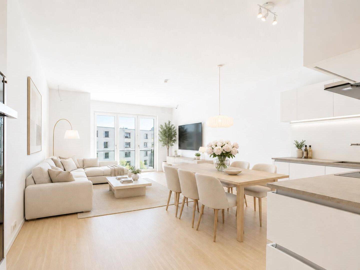 Exklusive 3-Zimmer-Wohnung mit Südwest-Balkon und Blick in den parkähnlichen Innenhof, 80634 München (Neuhausen-Nymphenburg)