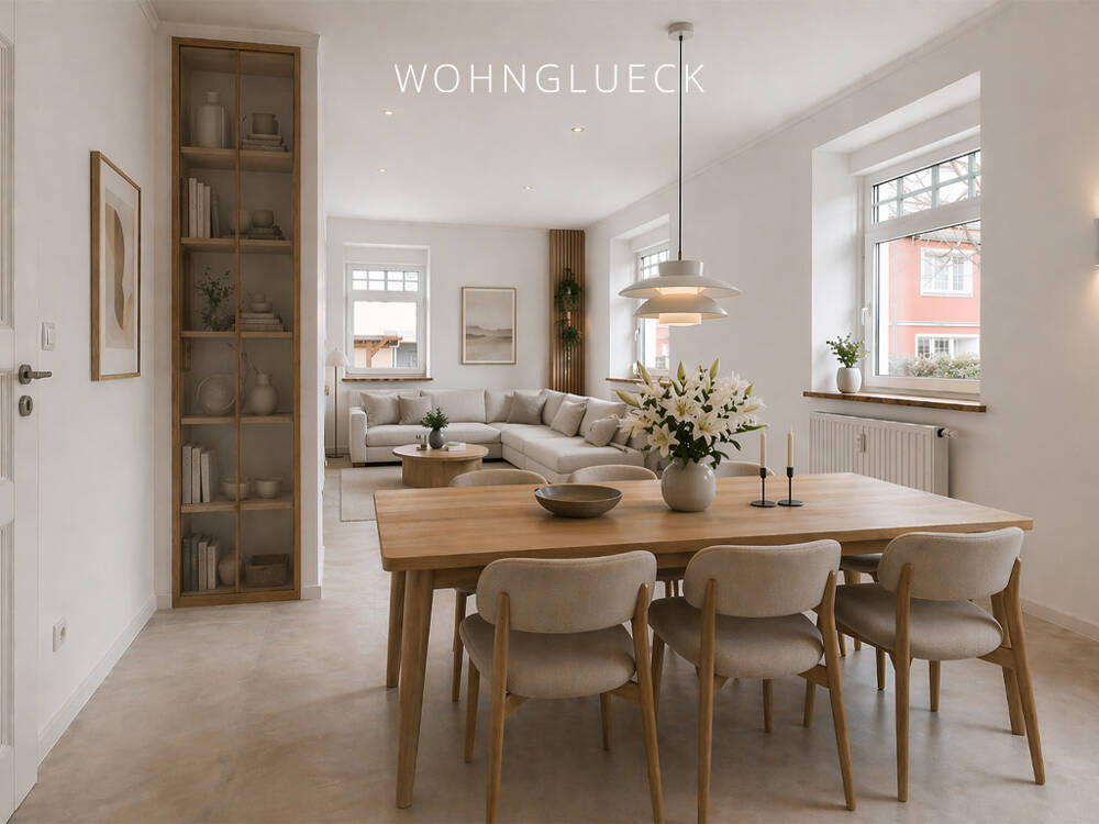 STILVOLLE, HOCHWERTIG RENOVIERTE 4-ZIMMER EINHEIT MIT GARTEN, 86156 Augsburg (Bärenkeller Kriegshaber Oberhausen Pfersee)