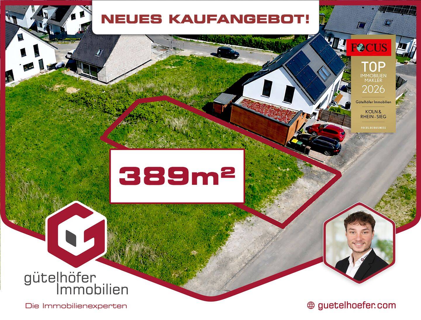 Realisieren Sie 2026 Ihren Neubautraum! 389m² Baugrundstück für Ihre Doppelhaushälfte in Alfter, 53347 Alfter