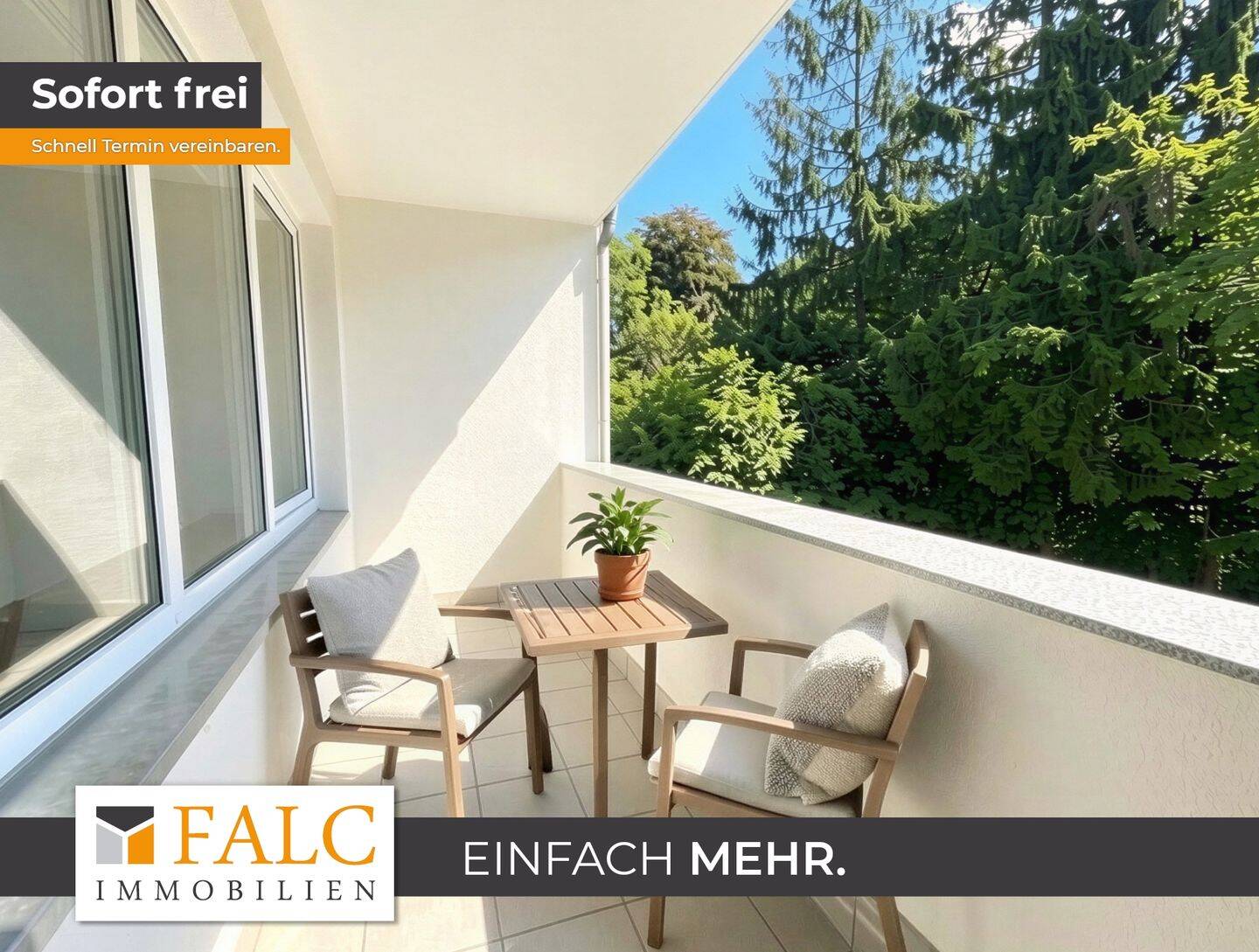 Bezugsfrei, hell und flexibel: 3-Zimmer-Wohnung mit Balkon, Aufzug und Stellplatz, 42857 Remscheid (Innen Nord Süd West)