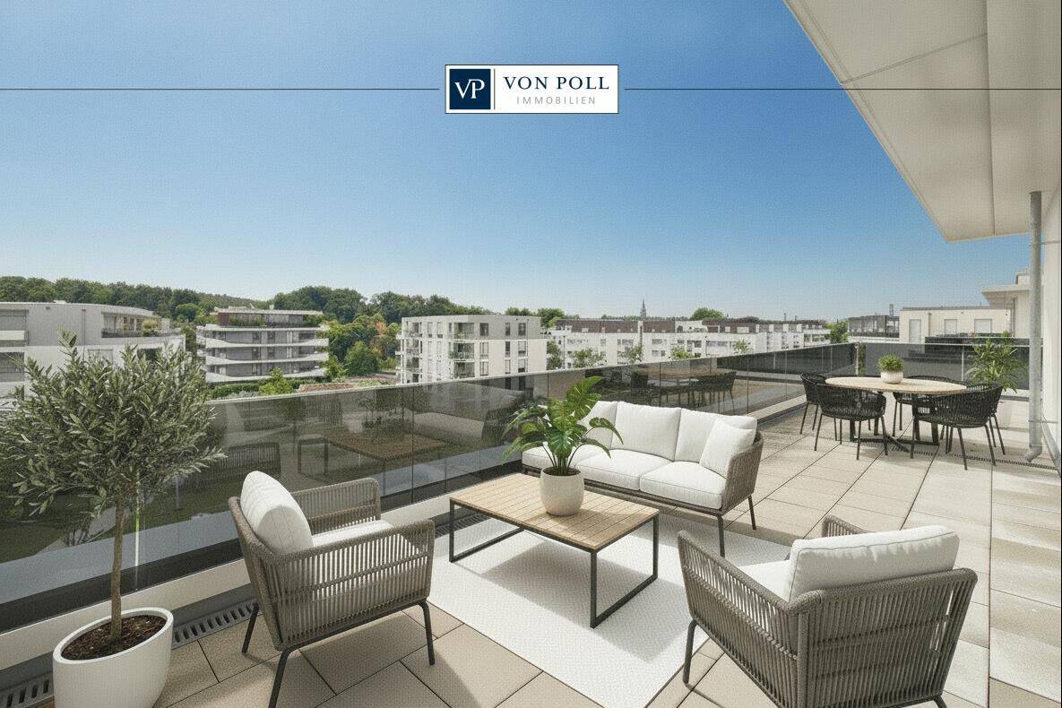 RESERVIERT: Exklusive Penthouse-Wohnung mit großzügiger Dachterrasse auf der ERBA-Insel, 96047 Bamberg (Bamberg Gaustadt)
