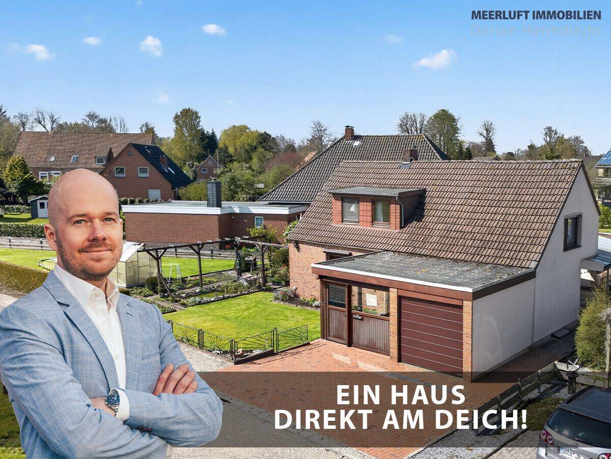 DIREKT AM DEICH von Stadland Rodenkirchen!, 26935 Stadland