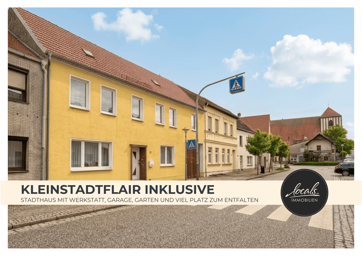Mehr Platz für Ihre Ideen – vielseitiges Stadthaus mit Werkstatt und Garage in zentraler Lage, 16868 Wusterhausen/Dosse