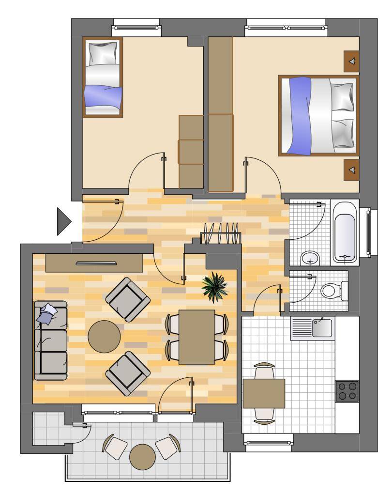 Demnächst frei! 3-Zimmer-Wohnung in Siegen Dillnhütten, 57078 Siegen