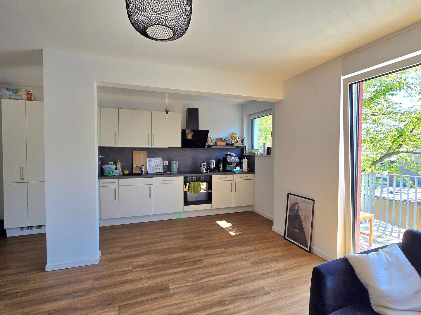 3-Zimmer-Wohnung (90 m²) mit Südausrichtung, Balkon & Einbauküche, 47803 Krefeld