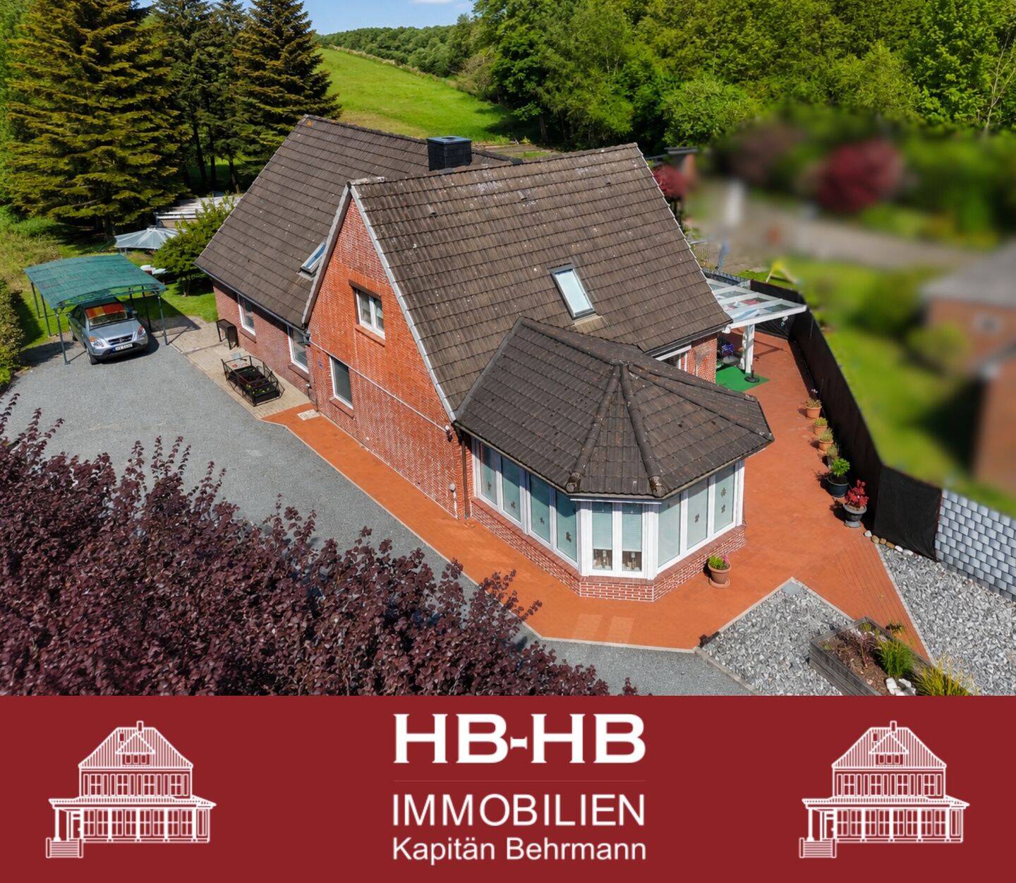 Eindrucksvolles Domizil in Nordseenähe: 156 m² Whfl. auf 953 m² Grundstück, 21765 Nordleda