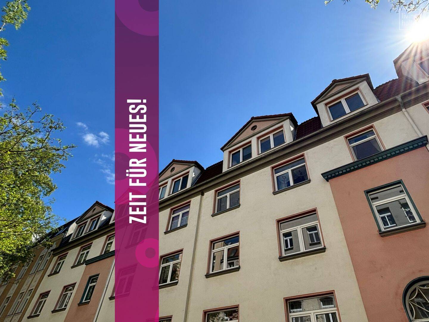 Kuschelig zentral – das perfekte Zuhause für alle, 6110 Halle (Saale) (Damaschkestraße Gesundbrunnen Innenstadt Lutherplatz Saaleaue)