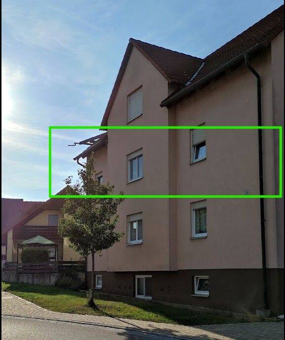 geräumige 3-ZimmerEtagenwohnung mit Balkon Garten Garage, 91465 Ergersheim