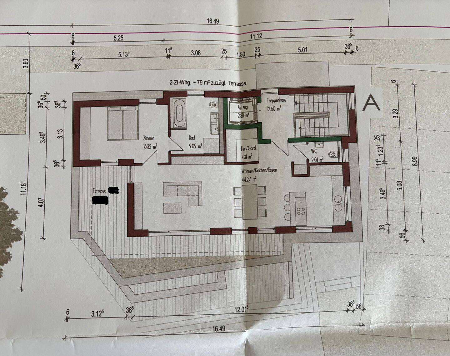 Stilvolle 2-Zimmer Penthouse-Wohnung mit lux. Innenausstattung und großem Balkon, 77933 Lahr/Schwarzwald