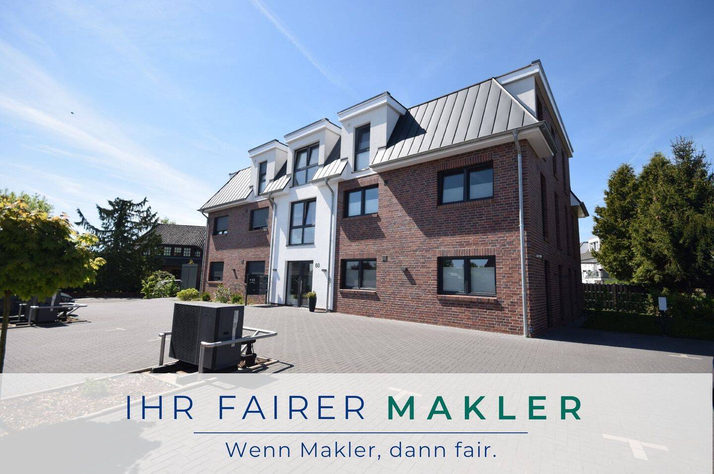 Energie A+! Neuwertige 3-Zimmer Wohnung mit 30m² Sonnenbalkon und 2 Stellplätze in Erichshof, 28844 Weyhe