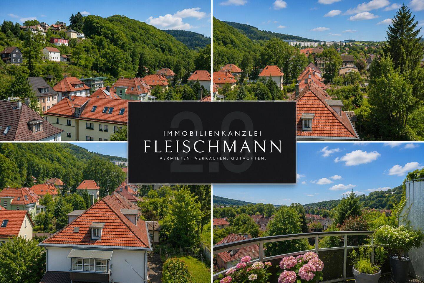 Wohnen über den Dächern der Stadt – zentral, ruhig und mit Weitblick, 98527 Suhl (Suhl)