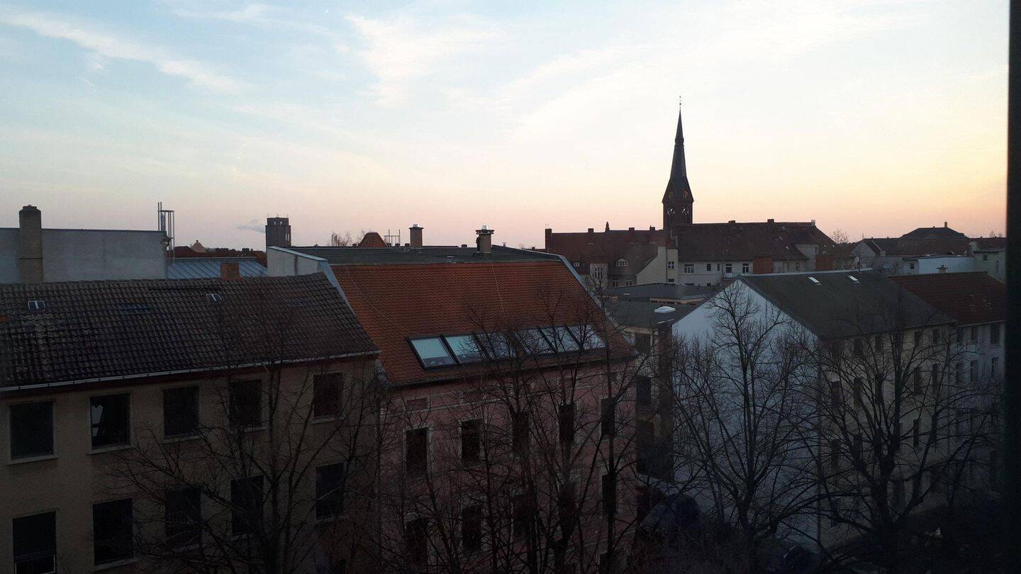 Stilvolle Altbau-Dachgeschoss 2-Zimmerwohnung mit Weitblick, 6110 Halle (Saale) (Damaschkestraße Gesundbrunnen Innenstadt Lutherplatz Saaleaue)