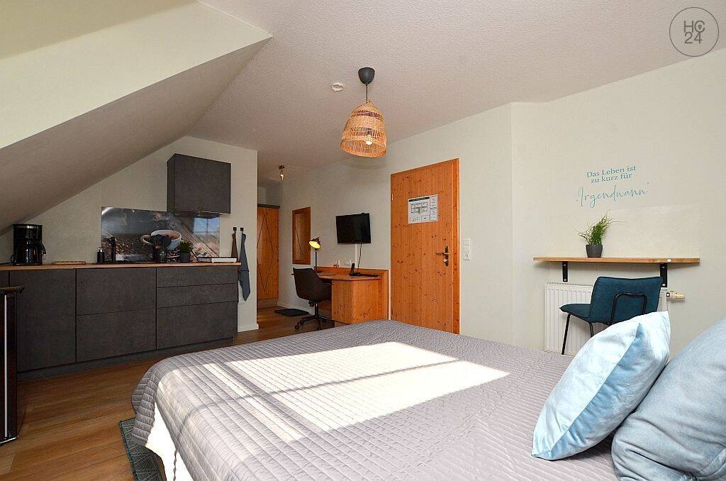 Modern möblierte 1-Zimmerwohnung in Kist mit Wlan, 97270 Kist