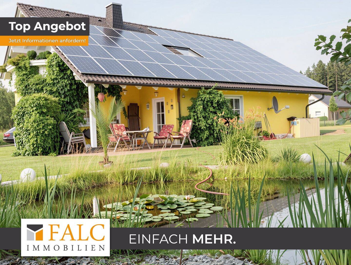Exklusives Einfamilienhaus mit Einliegerwohnung, Photovoltaikanlage und traumhaftem Gartengrundstück, 95131 Schwarzenbach a. Wald