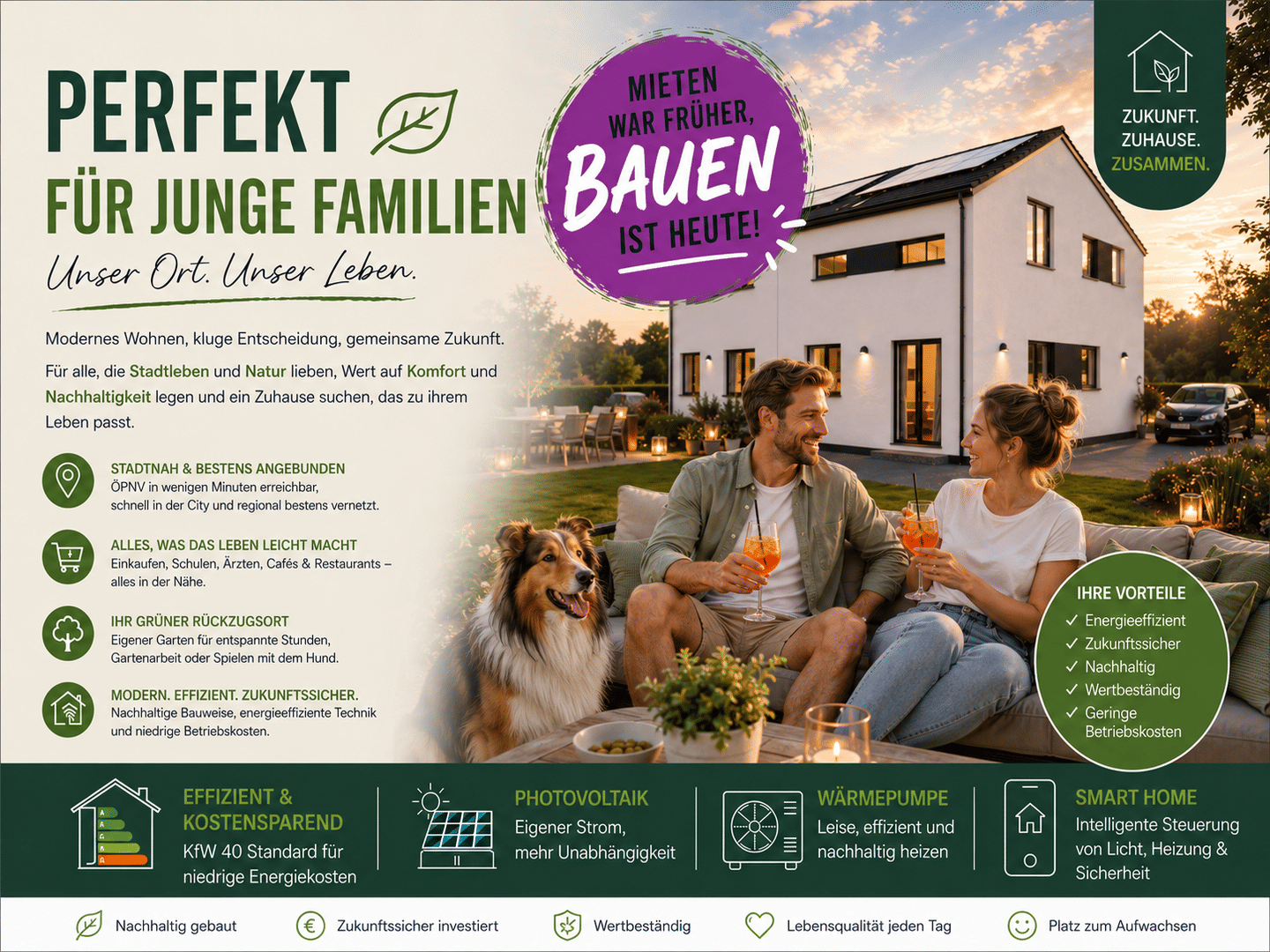 Einfamilienhaus zu mietähnlichen Konditionen – Bauen statt Mieten, 22143 Hamburg (Wandsbek Rahlstedt)