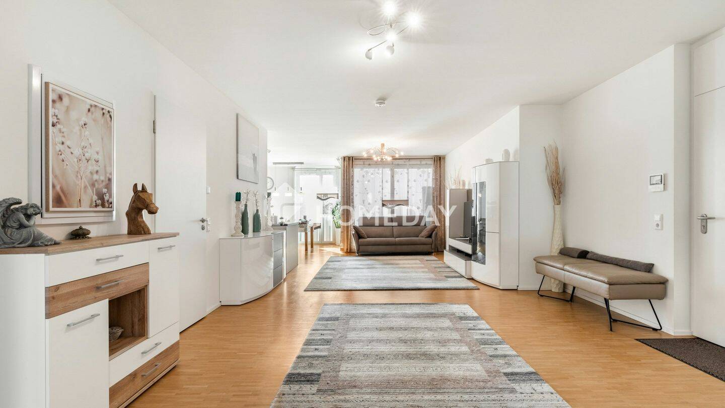 Stilvolle Drei-Zimmer-Wohnung mit Loggia und durchdachtem Grundriss in moderner Wohnanlage, 89231 Neu-Ulm
